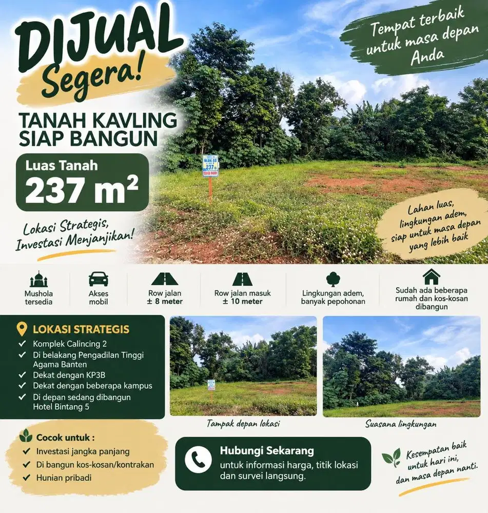 Yuk Investasi Jangka Panjang (Tanah)