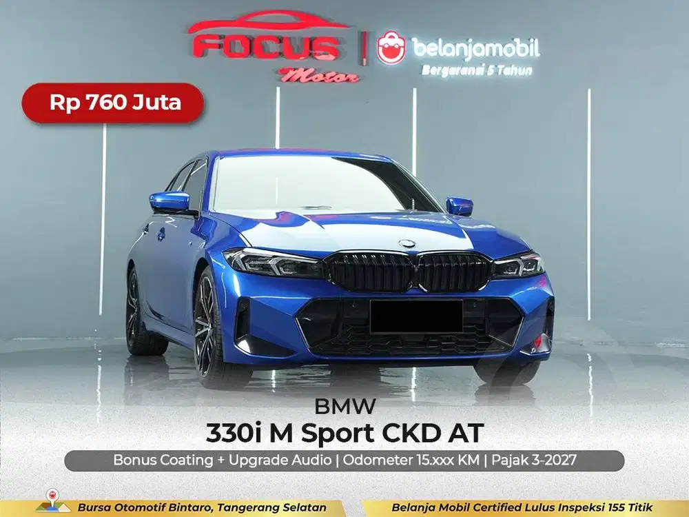 [ GARANSI 5THN LOW KM ] BMW 330i 330 i M Sport CKD 2022/2023/2024