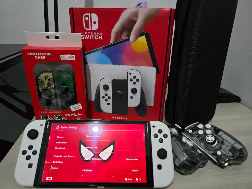 NINTENDO SWITCH 512GB LIKE NEW BONUS BANYAK