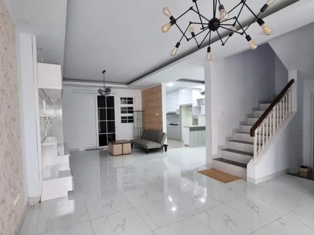 murah rumah gading serpong cantik semi furnish