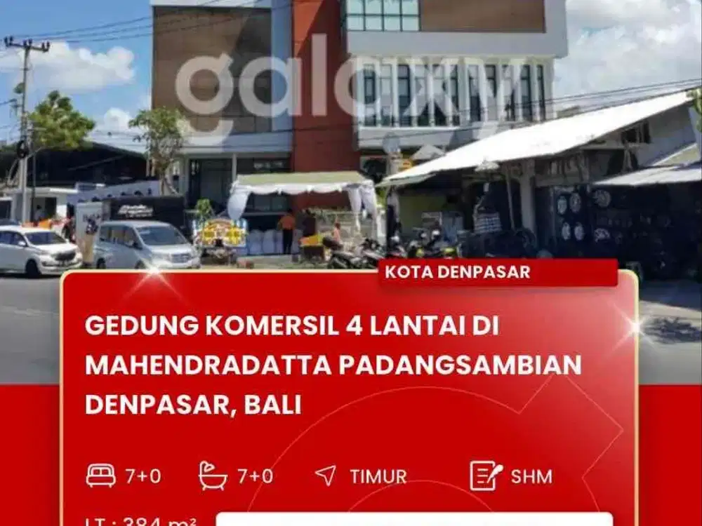 DIJUAL GEDUNG KOMERSIAL DAERAH DENPASAR BALI