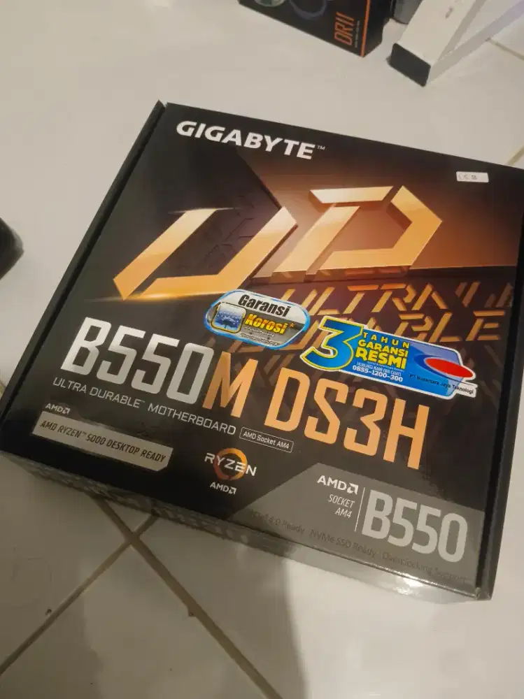 GIGABYTE MOTHERBOARD MATX ULTRA DURABLE B550M DS3H R2 AM4 /AMD 3Y
