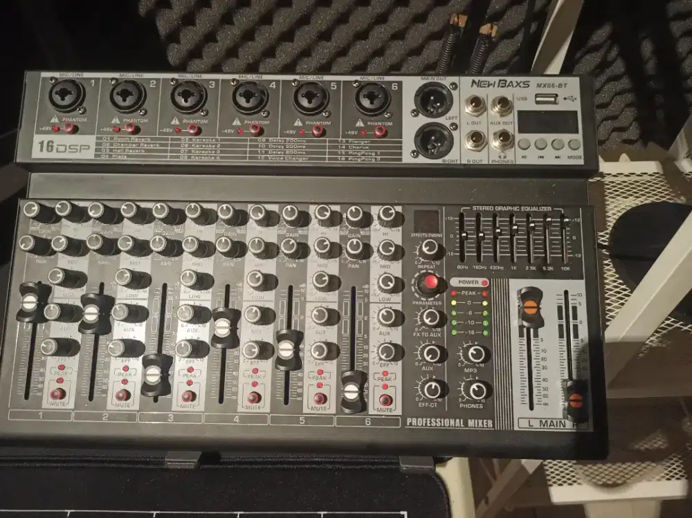 Mixer New Baxs 6 chanel