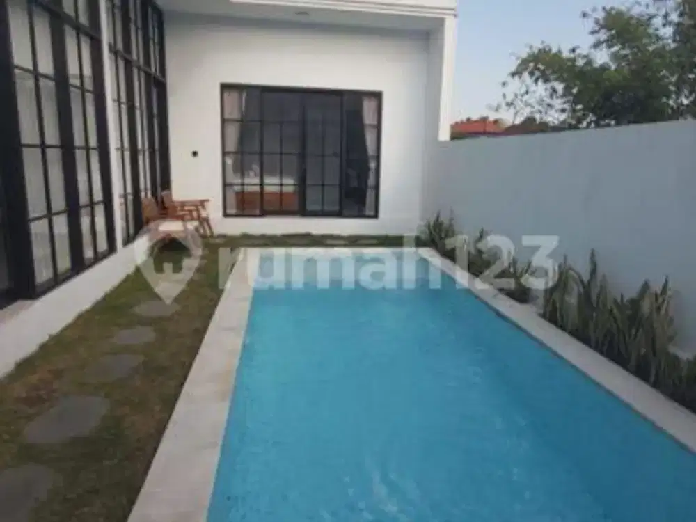 Rumah Furnished Sempol Pererenan, Lt250 Lb250, Sewa Fleksibel 1-15 Tahun, Mulai Rp 220 Juta/Tahun