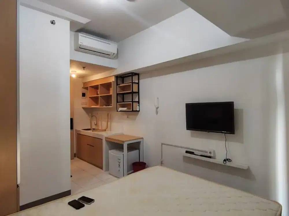 Disewakan Apartemen Studio Tokyo Riverside PIK 2 Full Furnished