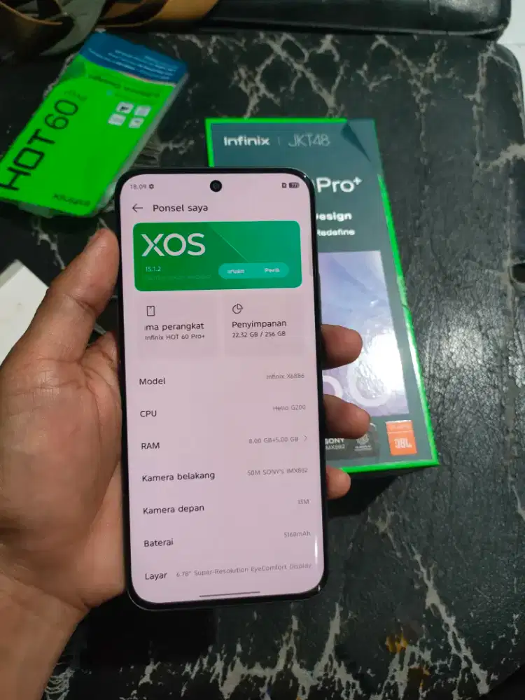 Infinix Hot 60 Pro Plus 8+8/256GB Fullset