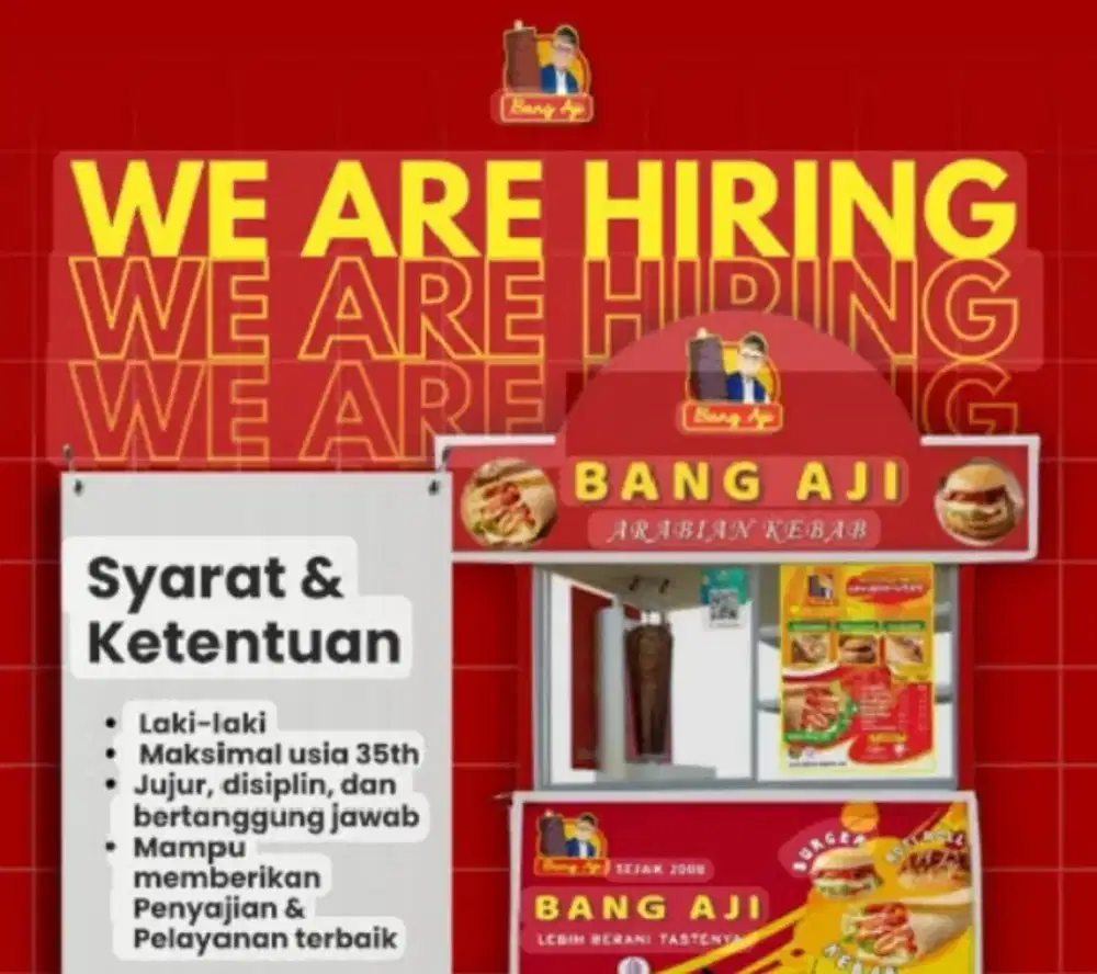 Lowongan kerja kebab bang aji