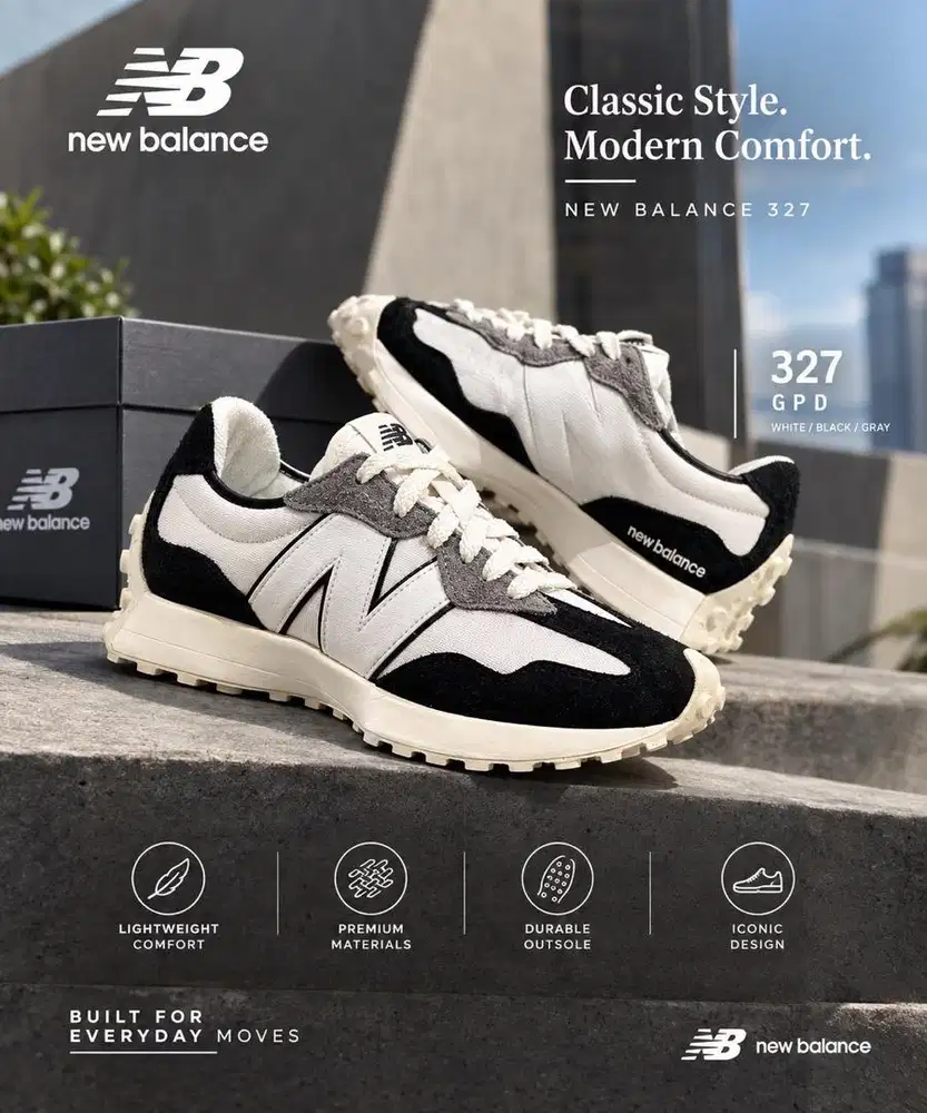 FOR SALE !! Sepatu New Balace NB U327GPD Size 42.5