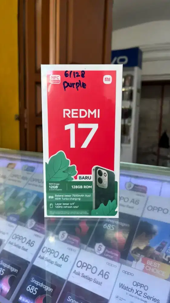 REDMI 17 RAM 6/128GB NEW TERMURAH