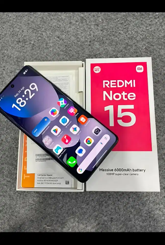 Redmi Note 15 Ram 8/256 Garansi in panjang