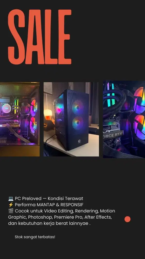 PC VIDEO EDITING SPEC DEWA