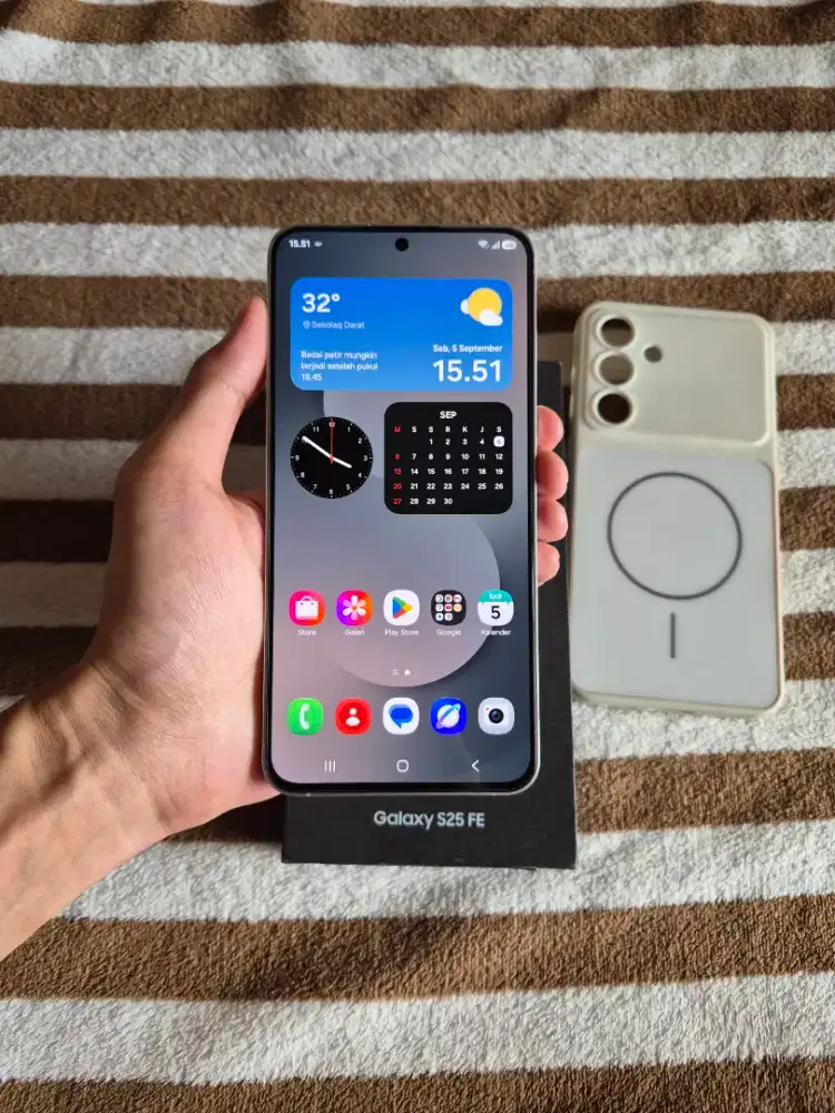Samsung S25 FE White Resmi Sein 8GB/256GB
