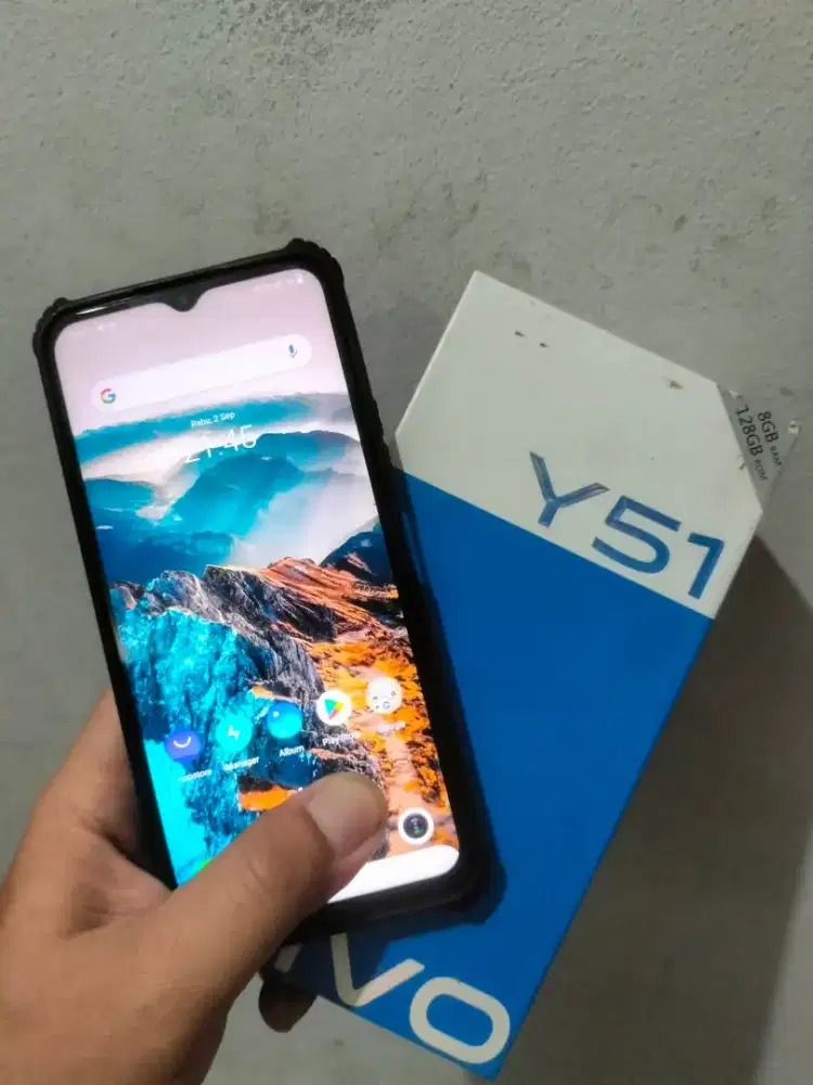 Vivo Y51 Snapdragon 665 Ram 8+8GB Internal 128GB