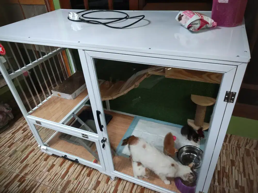 Kandang Kucing/Anjing Alumunium (Bekas)