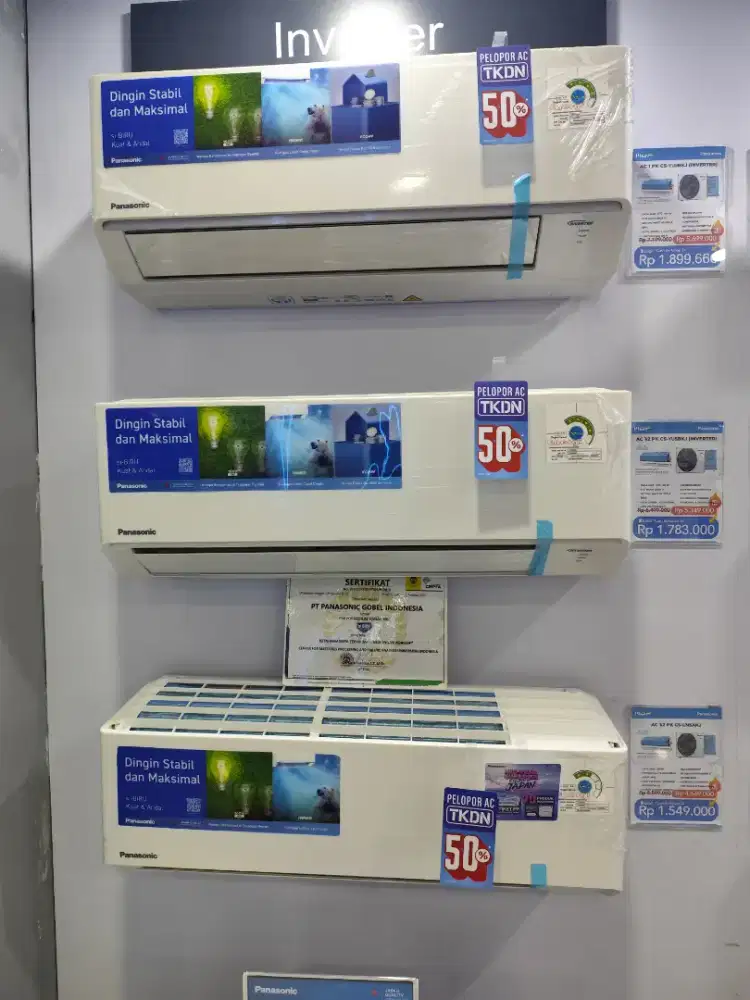 Promo cicilan AC panasonic tanpa DP syarat hanya KTP saja