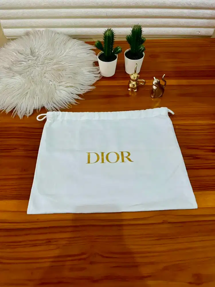 Dior Authentic Dustbag Gold
