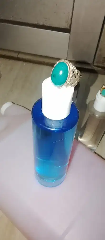 NATURAL BACAN DOKO MAJIKO RING PERAK AJIB + CAIRAN BACAN free