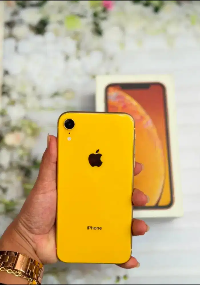 Iphone XR 128GB Kuning Lengkap