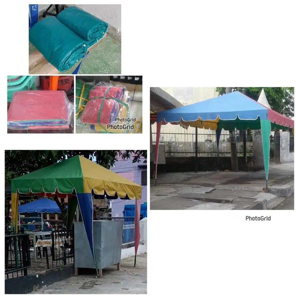 Tenda kafe dan tenda payung (bs antr skitr medan)