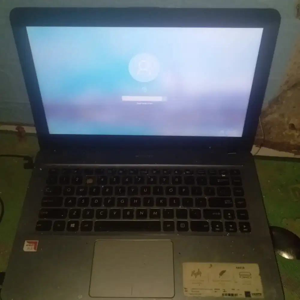 jual laptop asus x441b ram 4 hdd 1terabite