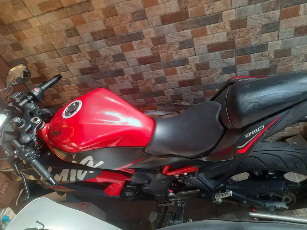Jual motor ninja mono tgl 2019 kondisi msih bagus Ama km masih 6ribuan