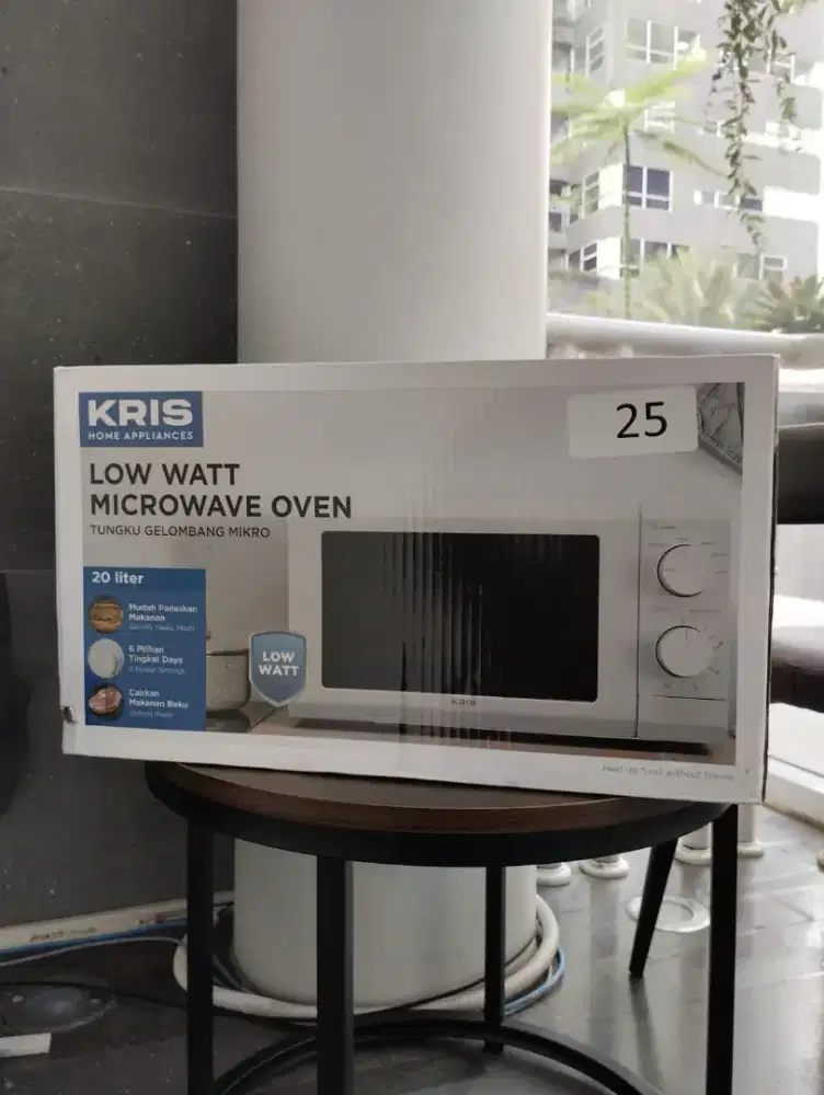 (MASIH BARU) KRIS MICROWAVE LOW WATT PUTIH
