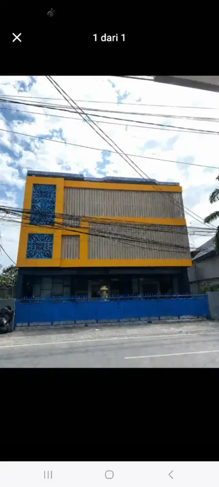 Dikontrakan Ruko lantai 3 Tukad Badung