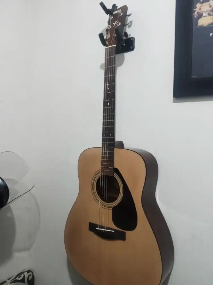 Gitar Akustik Elektrik YAMAHA F310 Original+preAmp 7545r+Tuner JOYO
