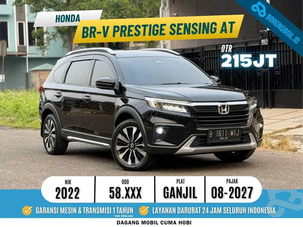 TERMURAH!!BRV PRESTIGE SENSING AT 2022 SIAP PAKAI