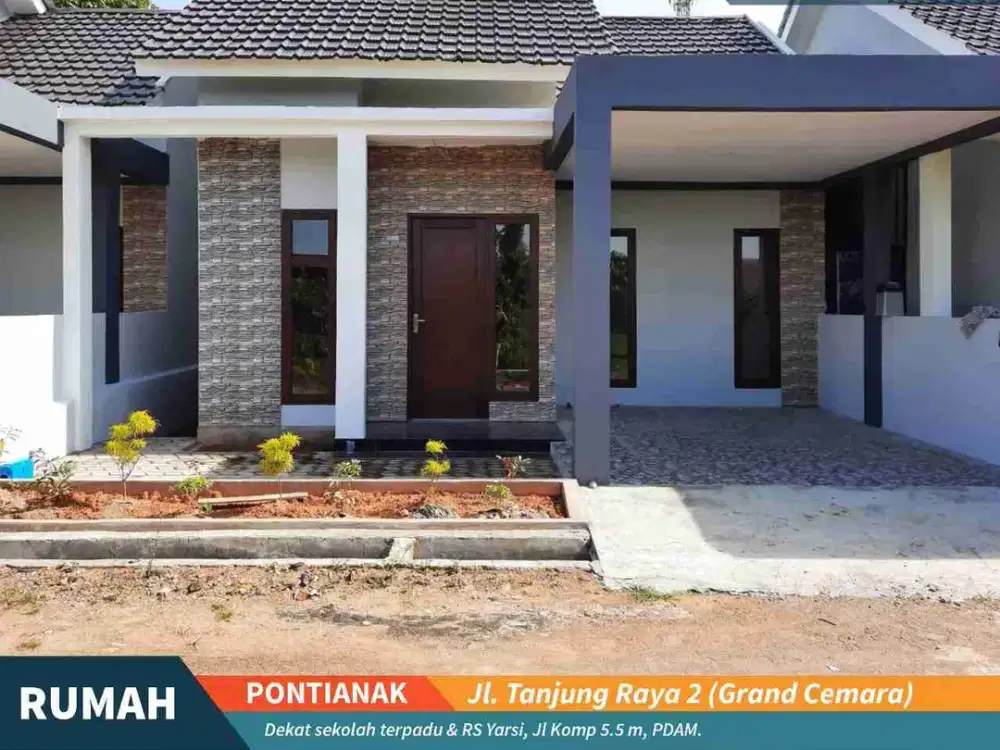 rumah siap huni lapis pertama tanjung raya 2 dekat yarsi pontianak