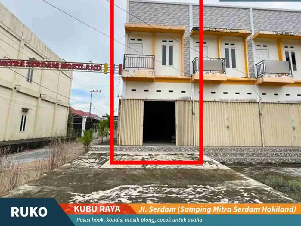 ruko siap usaha sungai raya dalam kuburaya pontianak