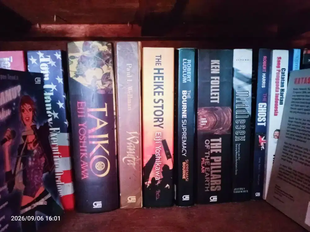 [WTS / DIJUAL] Koleksi Novel Fiksi, Sejarah, & Thriller Best Seller