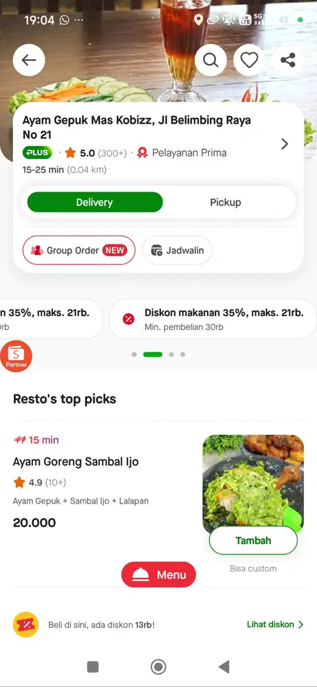 DIJUAL CEPAT TAKE OVER USAHA AYAM GEPUK ( BISA LANGSUNG JUALAN) 25 JUT