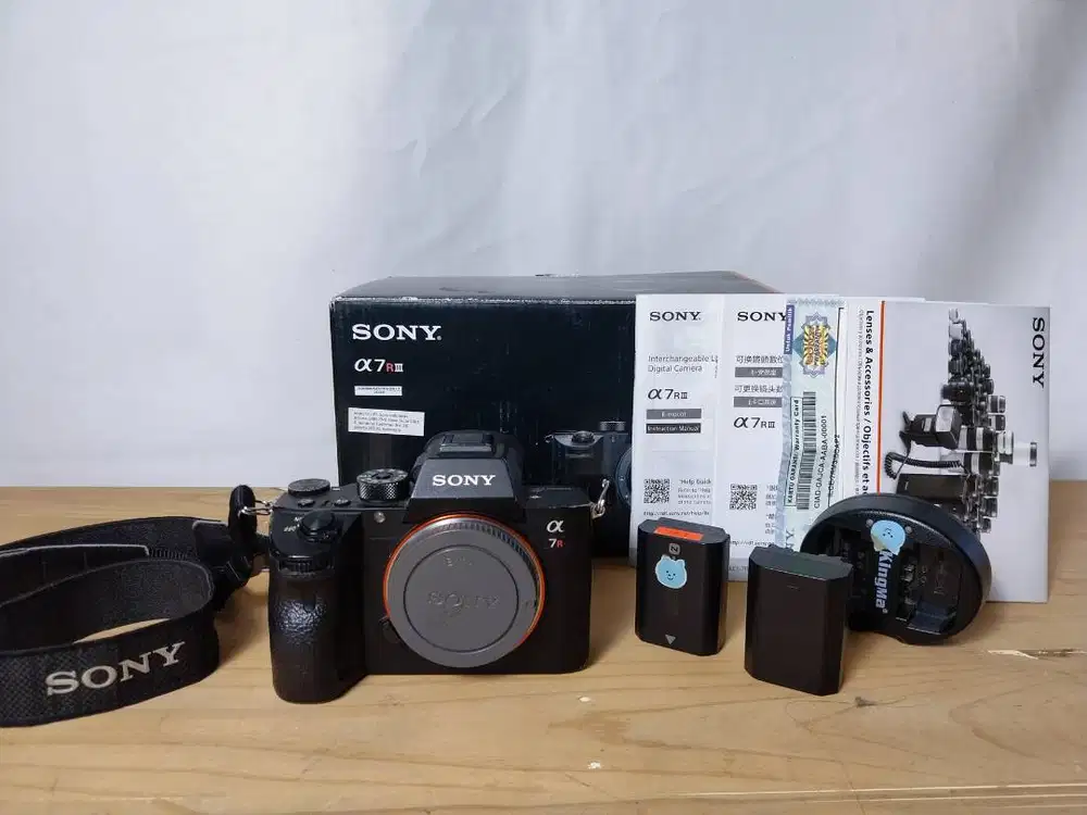 Sony A7Riii Body Only TERMURAH Komplit Dus Nego