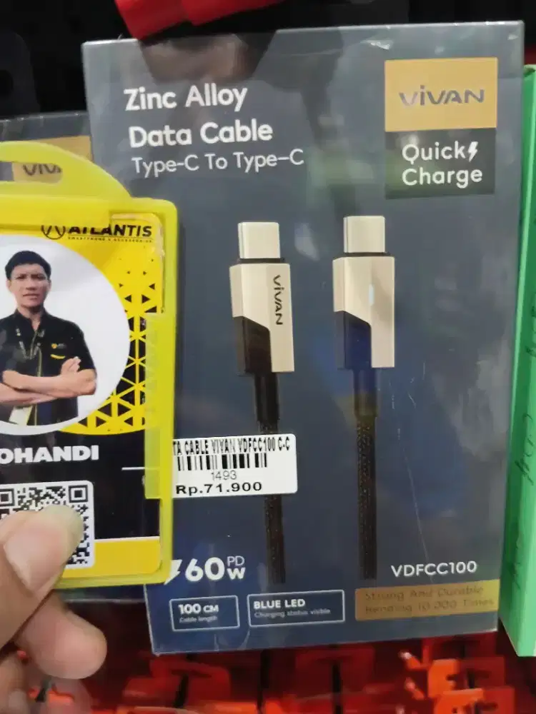 data cable vivan vdfcc100 60w