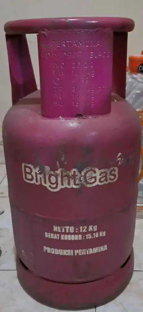 tabung Gas pink elpiji 12 kg kosong