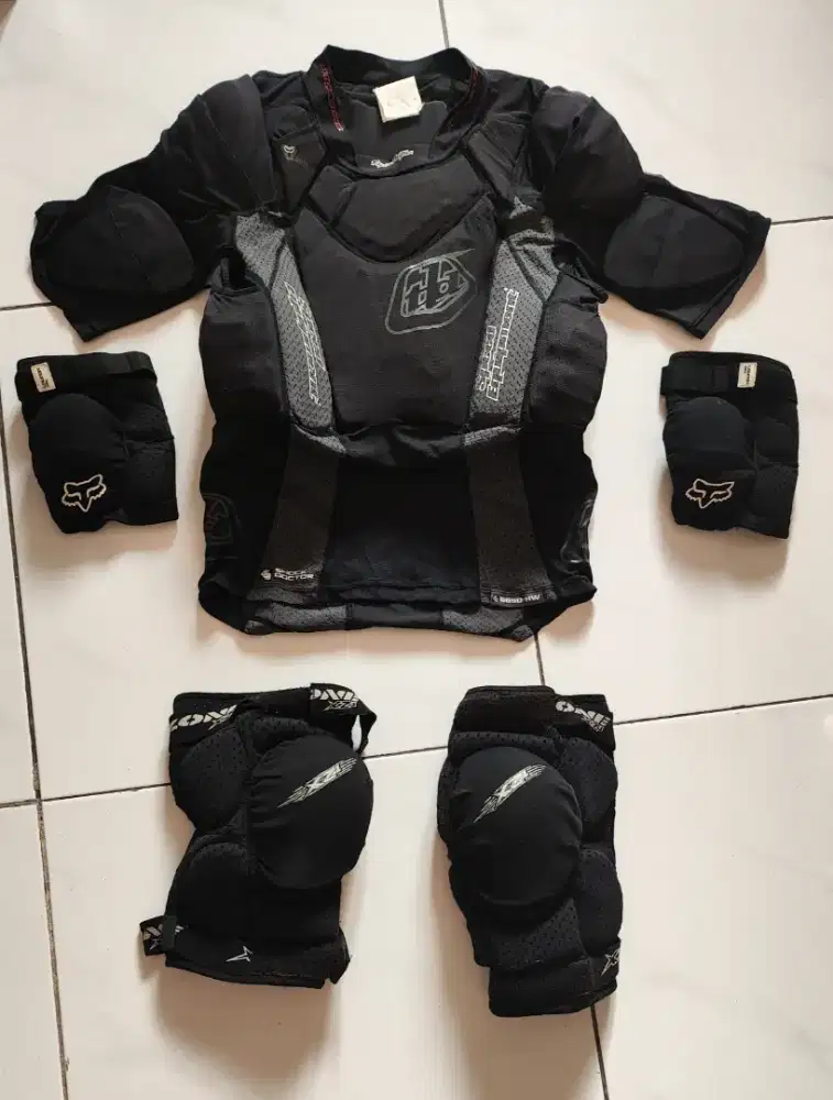 Body Protector TLD Speed Equipment + bonus pelindung siku & lutut