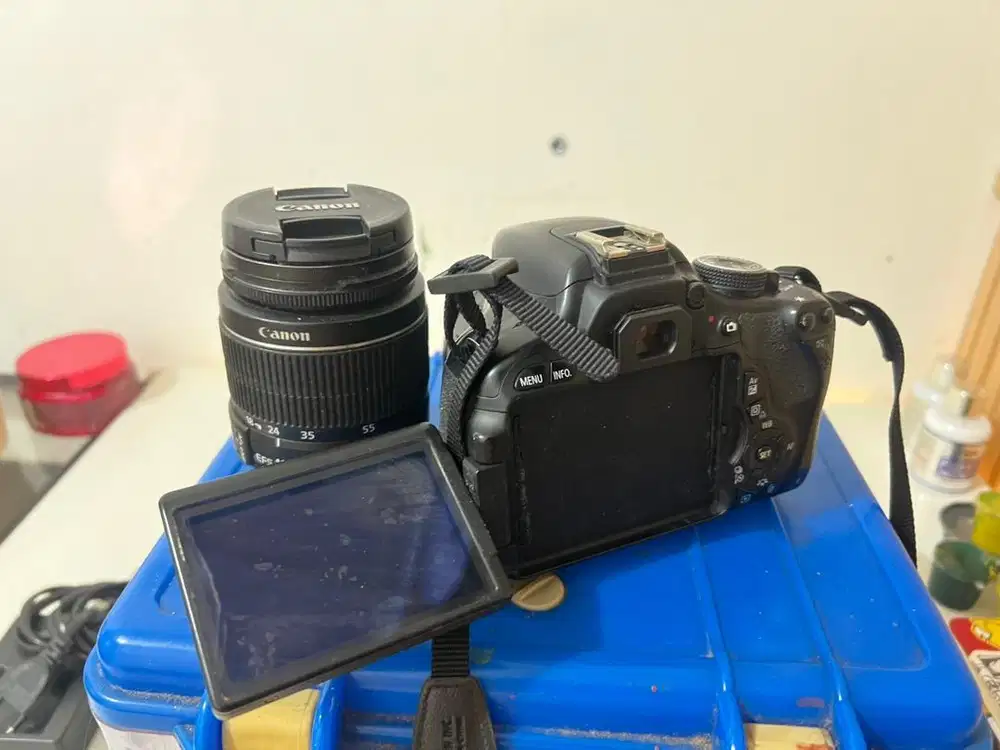 Dijual Canon EOS 600D + 2 Lensa + Dry Box