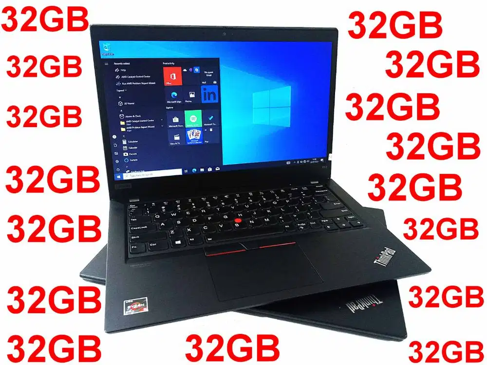32GB GAMING Lenovo Thinkpad X13 AMD Ryzen 5 PRO-4650U