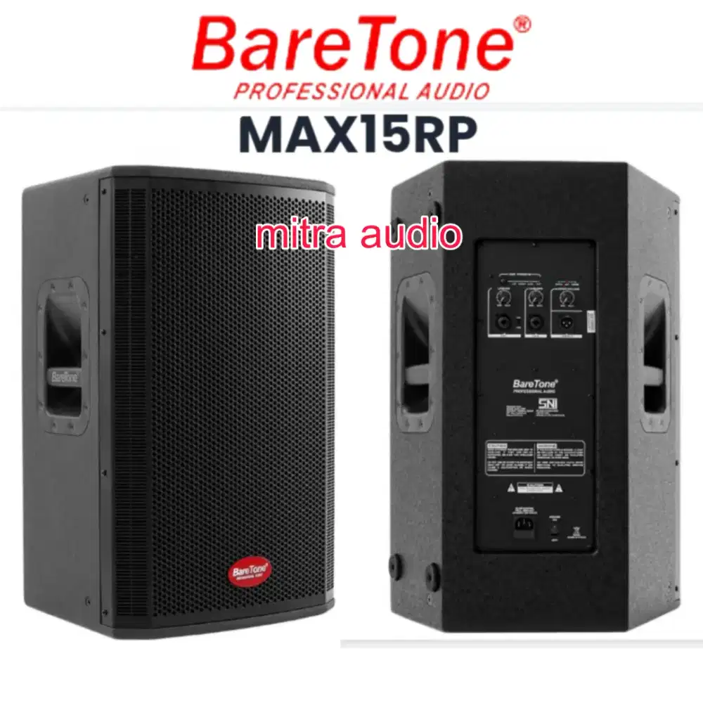 Speaker aktif 15 inch outdoor baretone max15rp original 800 watt