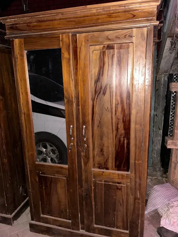 Jual lemari jati 2 pintu