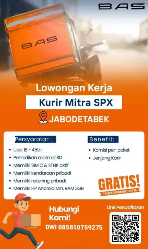 MITRA KURIR SPX JABODETABEK