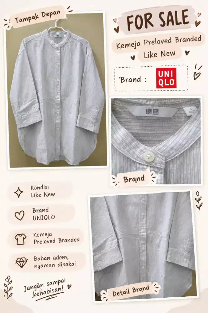 Forsale kemeja UNIQLO