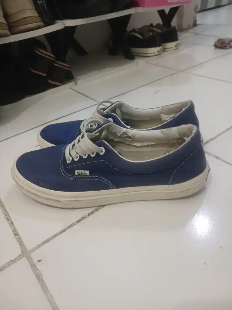 dijual vans era navy biru original bekas size(41)