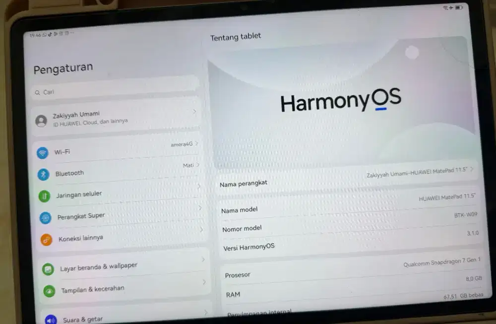 Tab huawei matepad 11.5 8/128
