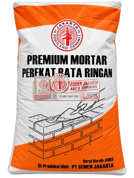 PEREKAT BATA RINGAN SEMEN JAKARTA JKT M-25 @40 KG PREMIUM EKONOMIS