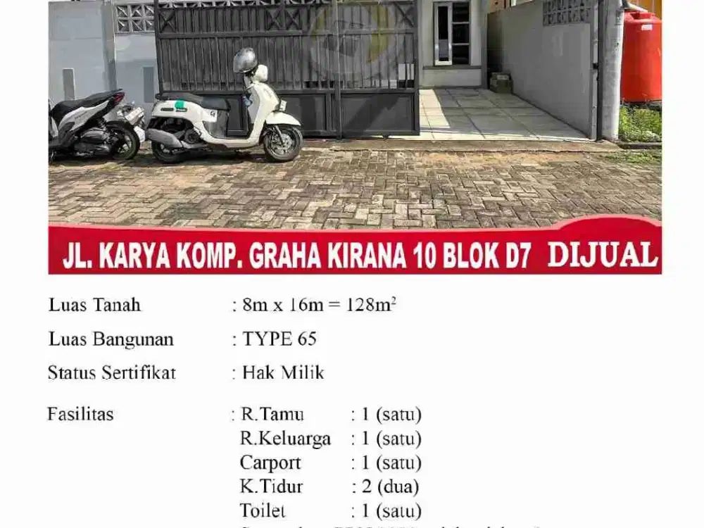 Rumah secondary, siap huni