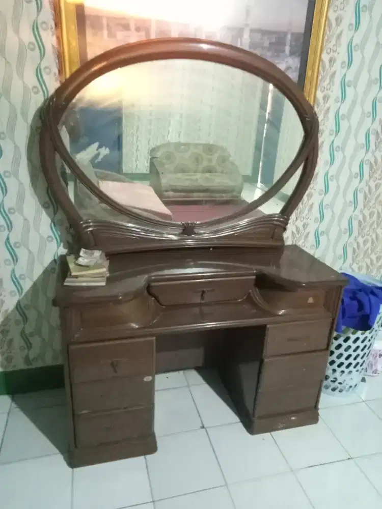 meja rias jadul