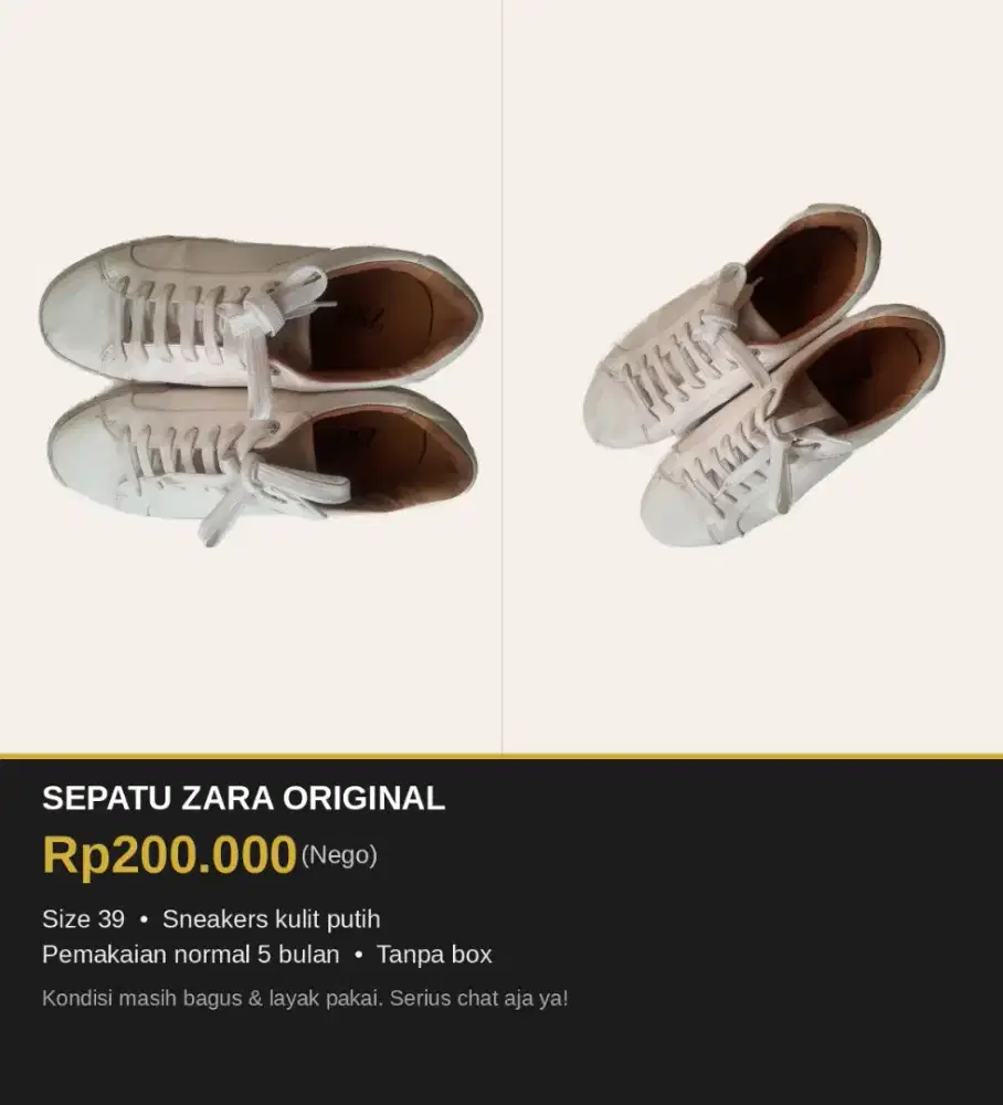 sepatu cantik bawa pulang semua