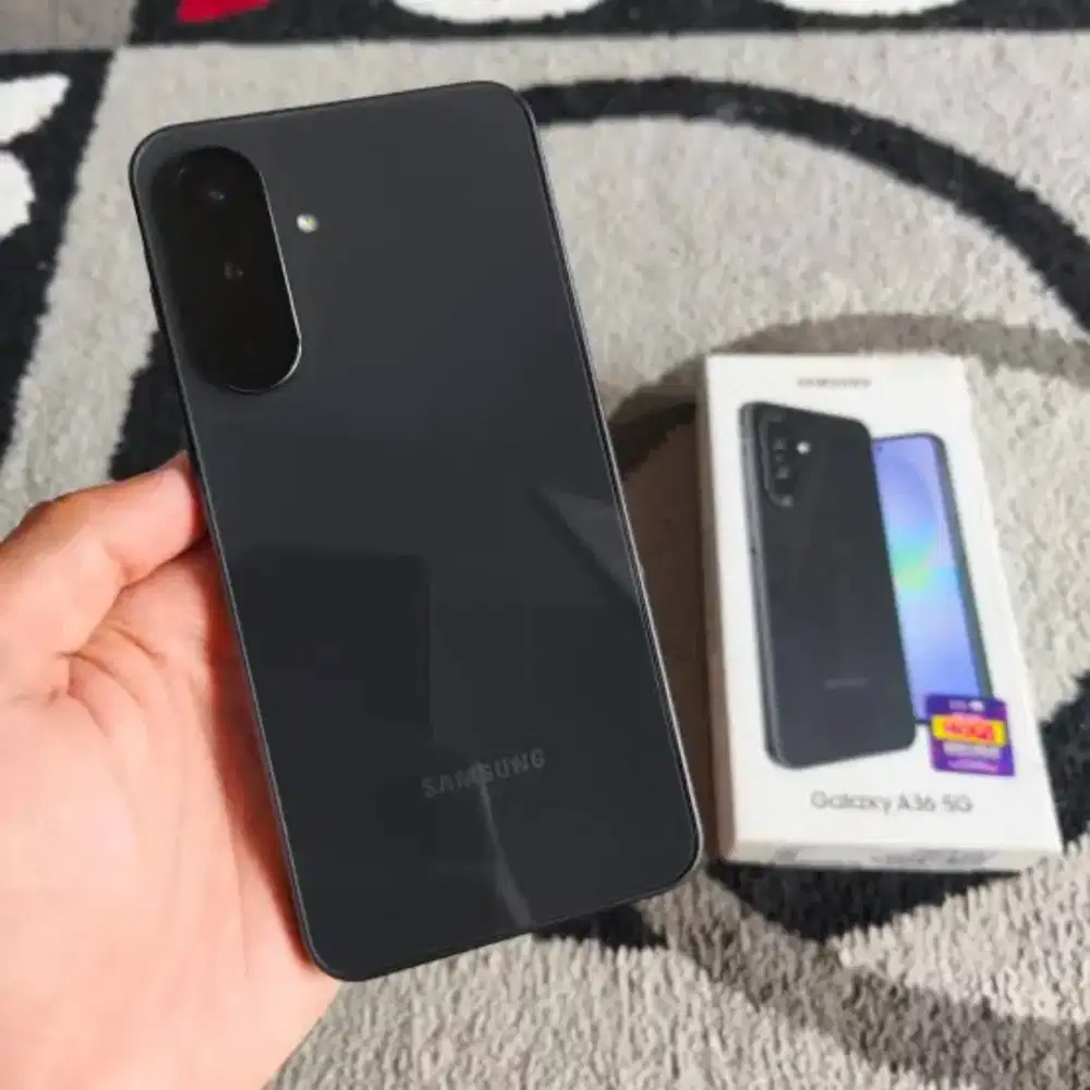 Samsung a36 hitam mulus